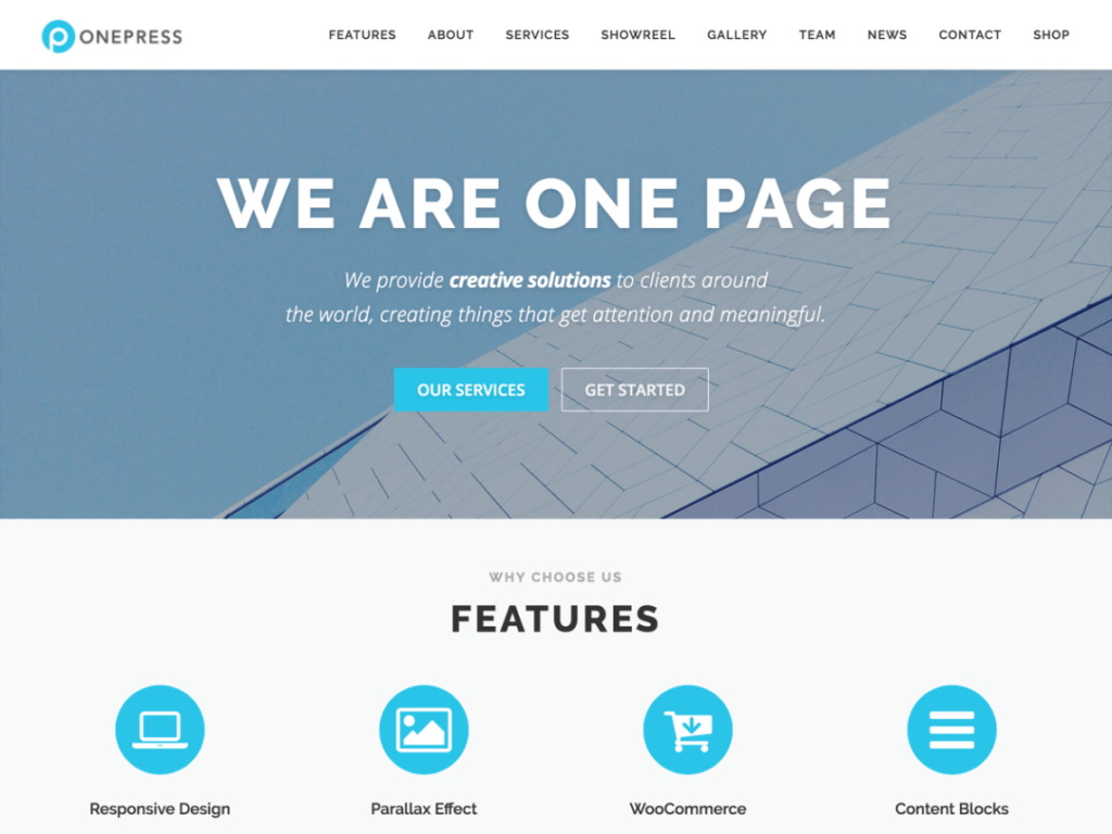 onepress-template-webframe - Webframe